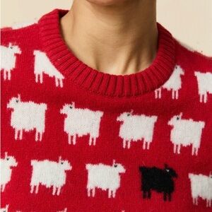 Rowing Blazers WARM & WONDERFUL WOMEN'S WOOL "DIANA EDITION" SHEEP SWEATER
